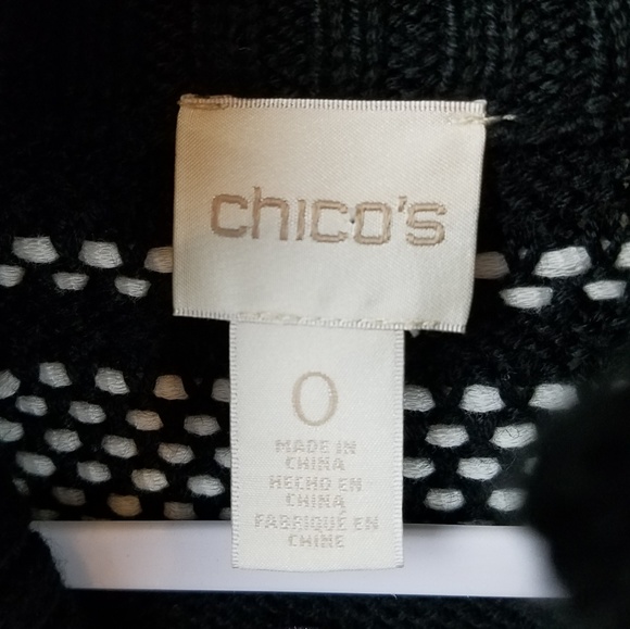 Chico's Knit Sweater Button Shrug Cape Bolero - Picture 7 of 7